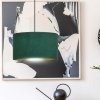 LAMPA CZARNA Z ABAŻUREM BUTELKOWA ZIELEŃ EMIBIG HILDE 1 BL GREEN