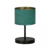LAMPA CZARNA Z ABAŻUREM BUTELKOWA ZIELEŃ EMIBIG HILDE LN1 BL GREEN