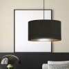 LAMPA CZARNA Z CZARNYM ABAŻUREM EMIBIG HILDE 1 BL BLACK