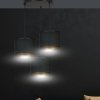 LAMPA CZARNA Z CZARNYM ABAŻUREM EMIBIG HILDE 3 BL PREMIUM BLACK