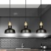 LAMPA WISZĄCA CZARNO ZŁOTA METALOWA LOFT NAD STÓŁ EMIBIG IBOR 3 BLACK