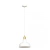 LAMPA WISZĄCA BIAŁO ZŁOTA METALOWA NAD STÓŁ EMIBIG IBOR 1 WHITE