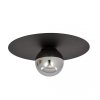 LAMPA SUFITOWA PLAFON CZARNY KULE SZKLANE EMIBIG SOLAR 1 BLACK/GRAFIT