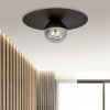 LAMPA SUFITOWA PLAFON CZARNY KULE SZKLANE EMIBIG SOLAR 1 BLACK/GRAFIT
