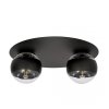 LAMPA SUFITOWA PLAFON CZARNY KULE SZKLANE EMIBIG SOLAR 2 BLACK/STRIPE