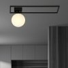 LAMPA SUFITOWA PLAFON CZARNY KLOSZ KULA EMIBIG IMAGO 1B BLACK/OPAL