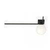 LAMPA SUFITOWA PLAFON CZARNY KLOSZ KULA EMIBIG IMAGO 1F BLACK/OPAL