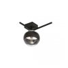 LAMPA SUFITOWA PLAFON CZARNY KLOSZ KULA EMIBIG IMAGO 1G BLACK/STRIPE