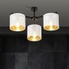 LAMPA SUFITOWA Z ABAŻURAMI EMIBIG JORDAN 3 WHITE/GOLD