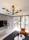 LAMPA WISZĄCA CZARNA DEKORACYJNA DO POKOJU SALONU EMIBIG VENE 6 BLACK/RATTAN