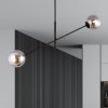 LAMPA WISZĄCA CZARNA KULE DO SALONU POKOJU EMIBIG LINEAR 2 BLACK/GRAFIT