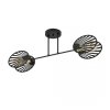 LAMPA SUFITOWA FEKORACYJNA CZARNA EMIBIG TALIA 2