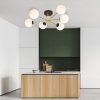 LAMPA SUFITOWA KULE SZKLANE DO POKOJU SALONU SYPIALNI EMIBIG MAGNUM 6 BL GOLD