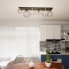 LAMPA SUFITOWA PLAFON CZARNY DRUCIANY NEST 6 BL GOLD oprawa oświetleniowa