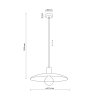ASTRA BLACK 1XE27 LAMPA WISZĄCA