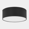 TK LIGHTING RONDO BLACK 1088 LAMPA SUFITOWA PLAFON CZARNY ABAŻUR 45CM