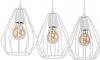 TK LIGHTING BRYLANT WHITE LAMPA WISZĄCA 3 PŁ LISTWA