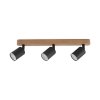 TK LIGHTING TOP WOOD BLACK LAMPA SUFITOWA 3 PŁ