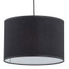 TK LIGHTING RONDO BLACK 3465 LAMPA WISZĄCA CZARNY ABAŻUR