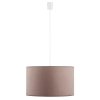 TK LIGHTING RONDO CAPPUCCINO 3466 LAMPA WISZĄCA Z BRĄZOWYM ABAŻUREM