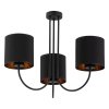 TK LIGHTING TORENS BLACK LAMPA SUFITOWA 3 PŁ