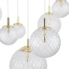 TK LIGHTING CADIX GOLD 4608 LAMPA SUFITOWA WISZĄCA ZŁOTA SZKLANE KULE