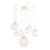 TK LIGHTING CADIX GOLD 4608 LAMPA SUFITOWA WISZĄCA ZŁOTA SZKLANE KULE