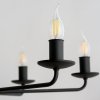 TK LIGHTING LIMAL 4612 LAMPA WISZĄCA ŻYANDOLKLASYCZNY ŚWIECZNIKOWY CZARNY