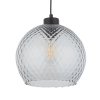 TK LIGHTING DEVON 4626 LAMPA WISZĄCA 1 PŁ GRAFIT KLOSZ GRAFITOWY KULA 25CM