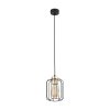 TK LIGHTING GALAXY NEW 4714 LAMPA WISZĄCA CZARNO ZŁOTA DRUCIANA METALOWA