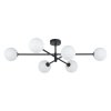 TK LIGHTING SARIUS BLACK 4734 LAMPA SUFITOWA CZARNA BIAŁE KULE SZKLANE MLECZNE