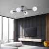 TK LIGHTING SARIUS BLACK 4735 LAMPA SUFITOWA CZARNA BIAŁE KULE SZKLANE MLECZNE