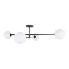 TK LIGHTING SARIUS BLACK 4735 LAMPA SUFITOWA CZARNA BIAŁE KULE SZKLANE MLECZNE