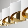 TK LIGHTING GRANT WHITE 4822 LAMPA WISZĄCA BIAŁO ZŁOTA Z ABAŻURAMI