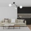 TK LIGHTING FAIRY BLACK 4854 LAMPA SUFITOWA PLAFON CZARNY KULE BIAŁE
