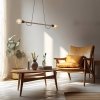 TK LIGHTING HELIX WOOD ORZECH LAMPA WISZACA 2 PŁ