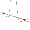 TK LIGHTING HELIX WOOD LAMPA WISZĄCA 2 PŁ