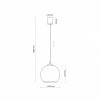 TK LIGHTING VENEZIA MIEDŹ LAMPA WISZĄCA 1 PŁ