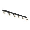 TK LIGHTING TOP GOLD 6034 LAMPA SUFITOWA PLAFON SPOT REFLEKTOR CZARNO ZŁOTY LISTWA