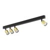 TK LIGHTING TOP GOLD 6314 LAMPA SUFITOWA PLAFON SPOT CZARNO ZŁOTY REFLEKTORKI