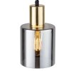 TK LIGHTING SIERRA GOLD 6661 LAMPA WISZĄCA CZARNO ZŁOTA GRAFITOWY KLOSZ