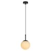 LAMPA WISZĄCA CZARNA KULA SZKLANA NAD STÓŁ DORADO LIGHT PRESTIGE LP-002/1P BK