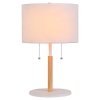 Lampa stołowa Fogo 2xE27 biała LP-0304/2T WH