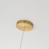 LIGHT PRESTIGE MIDWAY LP-033/1P S GD LAMPA WISZĄCA ZŁOTA MATOWA RING KOŁO OBRĘCZ DUŻA 60CM