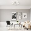 LAMPA SUFITOWA PLAFON LED BIAŁY REGULOWANY RELFLEKTOR NOWOCZESNA DO SALONU KUCHNI SYPIALNI LIGHT PRESTIGE PARMA LP-0612/3C Round WH
