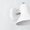KINKIET BIAŁY Z WŁĄCZNIKIEM NOWOCZESNY METALOWY DO SYPIALNI SALONU LIGHT PRESTIGE ASTAMA LP-1122/1W WH