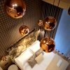LAMPA WISZĄCA KULA MIEDZIANA LIGHT PRESTIGE RAME LP-2014/1P duża