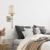 KINKIET KLASYCZNY PATYNA STARE ZŁOTO ANTYCZNE Z ABAŻUREM DO SYPIALNI SALONU KLASYCZNY LIGHT PRESTIGE CASOLI  LP-2118/1W patyna