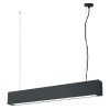 LAMPA WISZĄCA BELKA LED CZARNA LISTWA 18W NAD STÓŁ WYSPĘ DO BIURA LIGHT PRESTIGE IBROS LP-7001/1P 20 BK-63 18/3