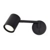 KINKIET CZARNY NA WYSIĘGNIKU Z WŁĄCZNIKIEM REGULOWANY LIGHT PRESTIGE SNOW  LP-731/1WL BK